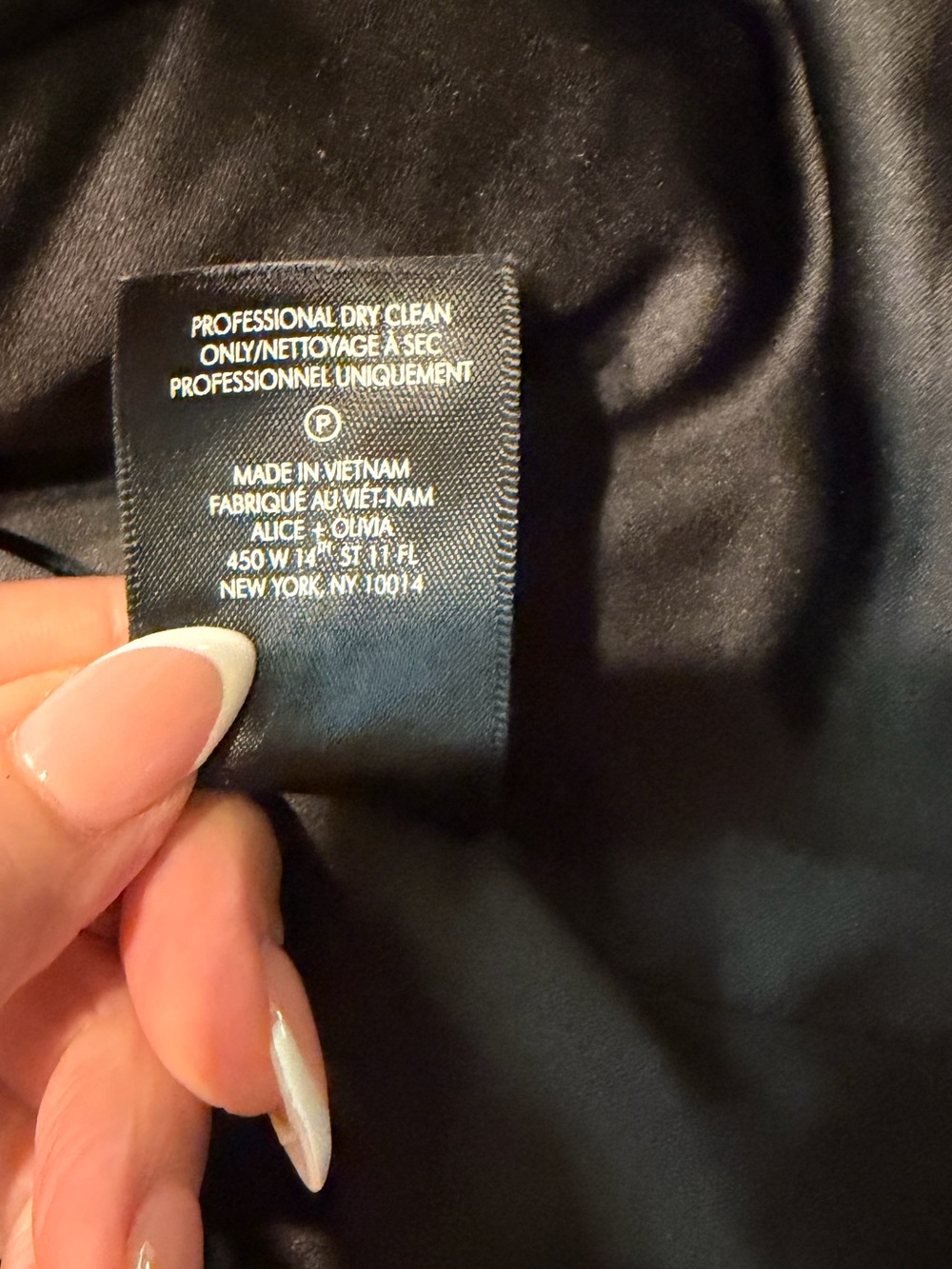 Alice + Olivia Landon Striped Tweed Cropped Jacket B&W M/8 - Picture 13 of 15